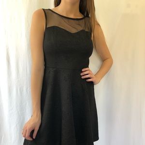 Xhilaration Black skater style dress